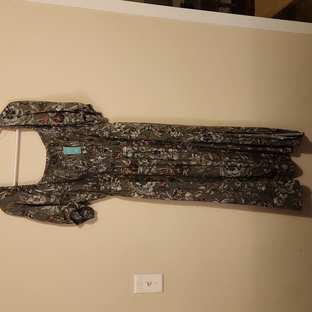 Maurices Green Floral Dress